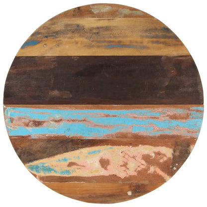 286040 vidaXL Round Table Top 80 cm 25-27 mm Solid Reclaimed Wood