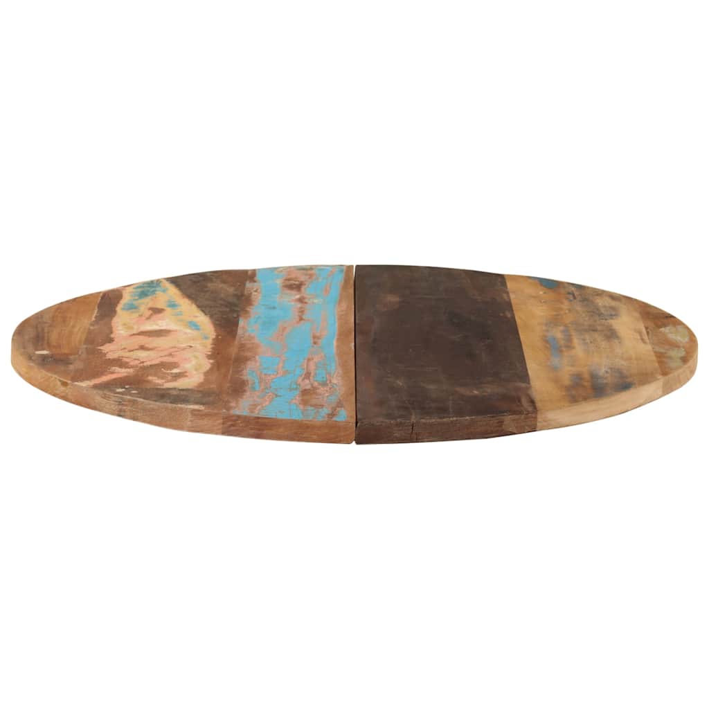 286040 vidaXL Round Table Top 80 cm 25-27 mm Solid Reclaimed Wood