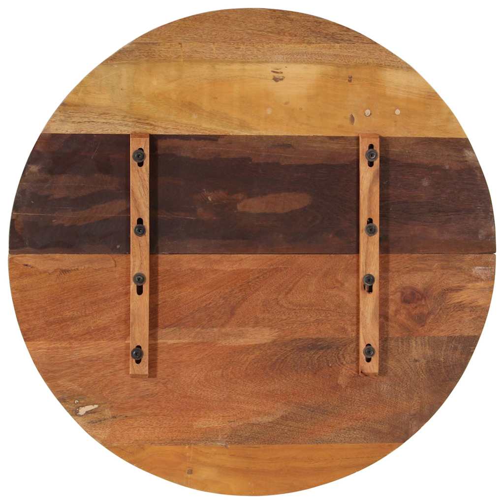 286040 vidaXL Round Table Top 80 cm 25-27 mm Solid Reclaimed Wood