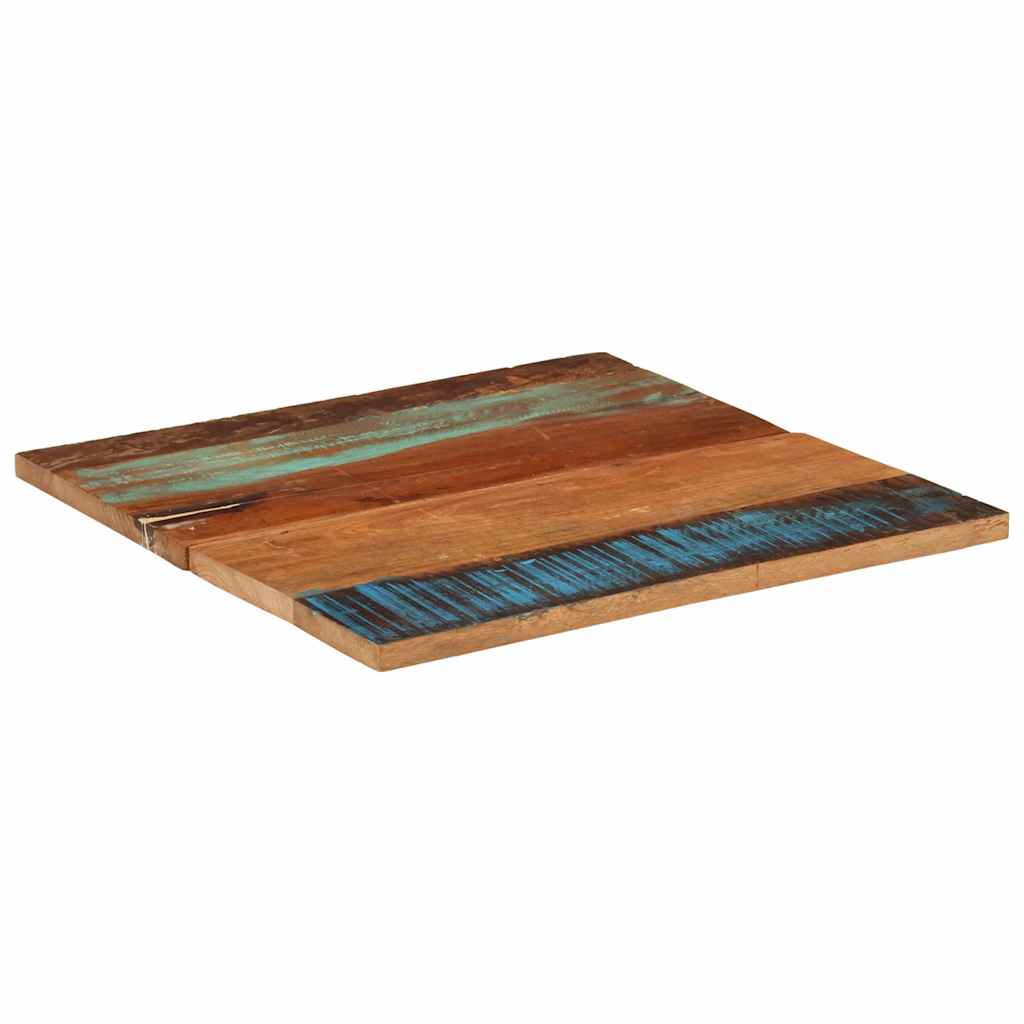 vidaXL Square Table Top 70x70 cm 25-27 mm Solid Reclaimed Wood