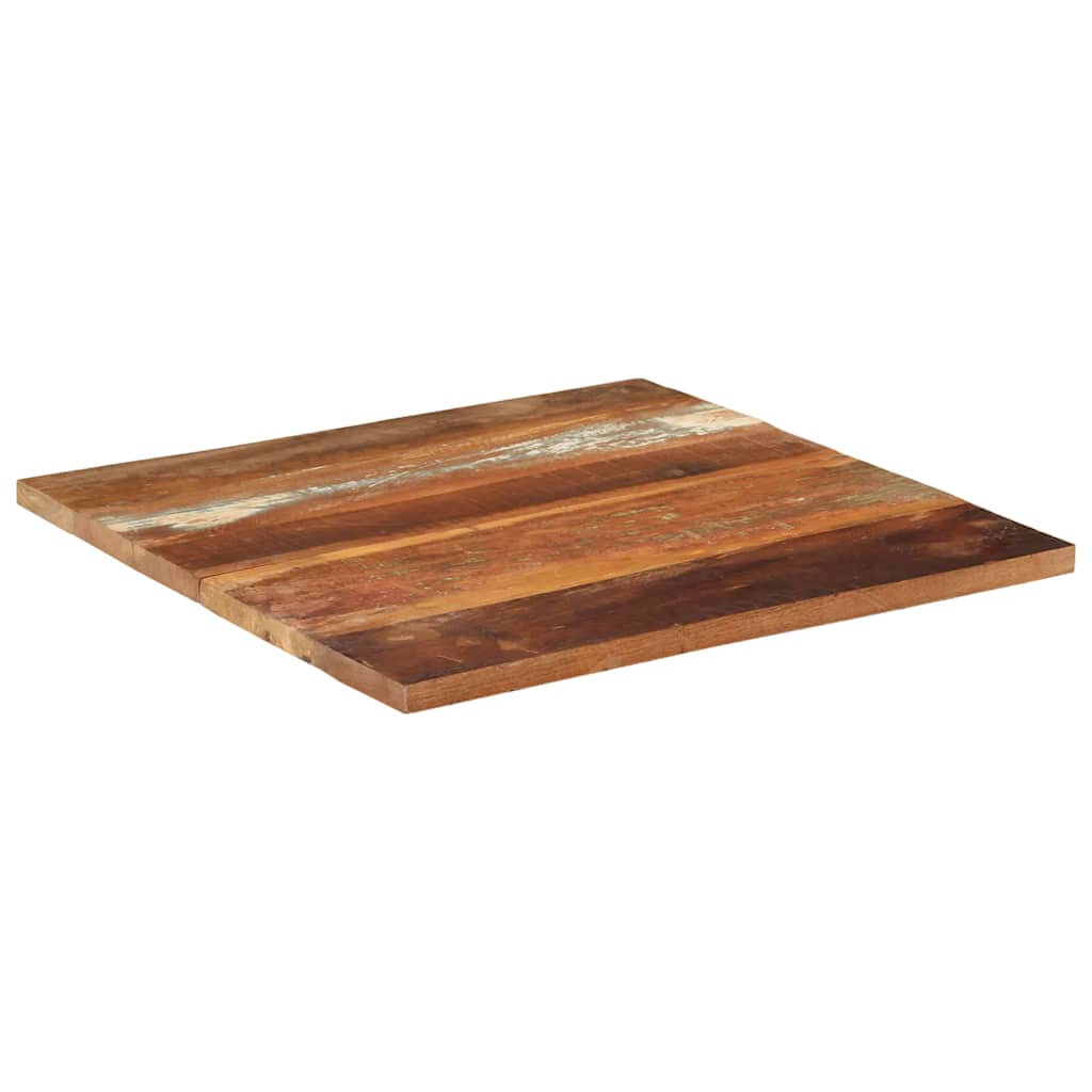 vidaXL Square Table Top 70x70 cm 25-27 mm Solid Reclaimed Wood