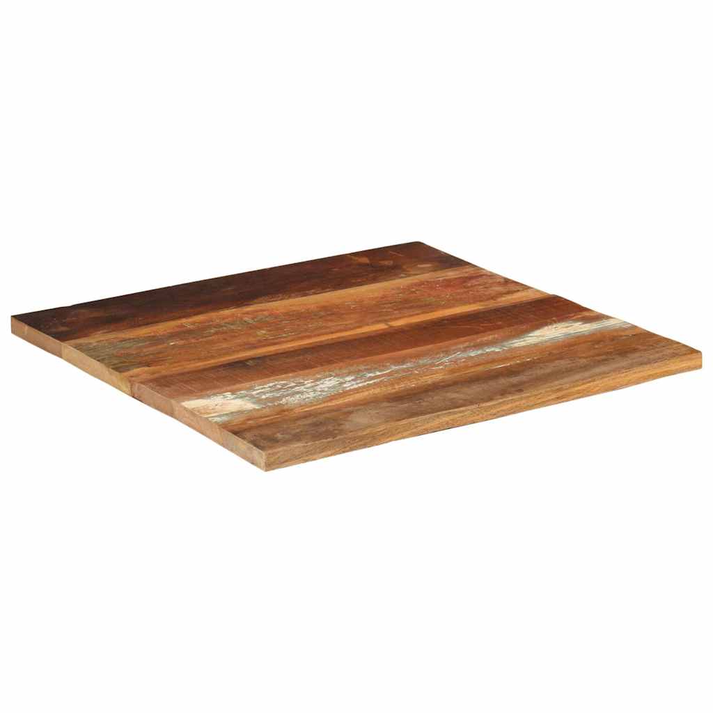 vidaXL Square Table Top 70x70 cm 25-27 mm Solid Reclaimed Wood