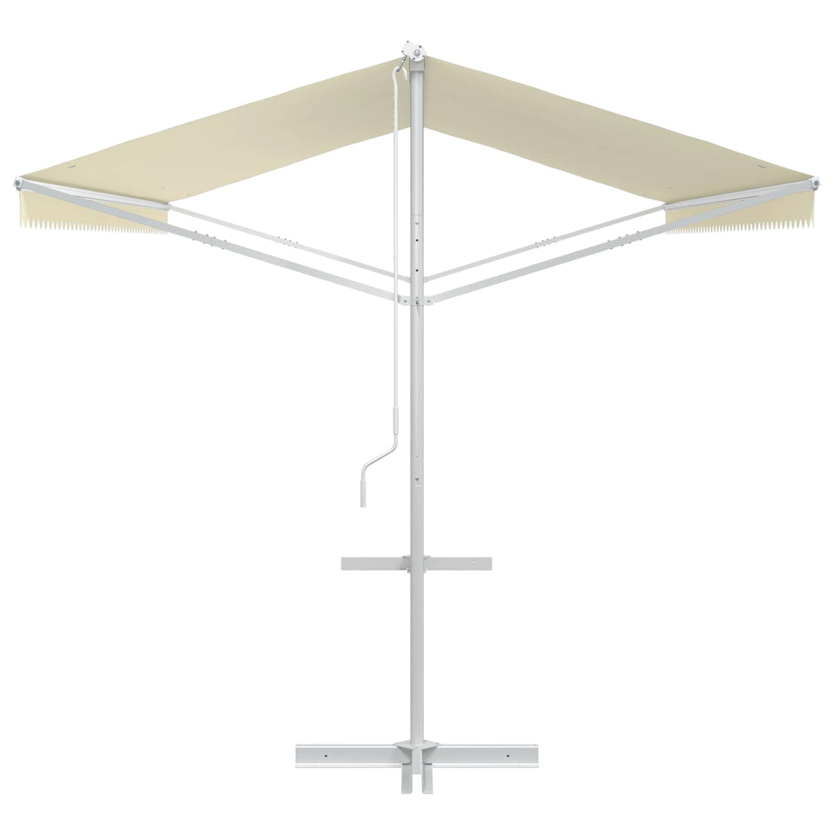 145883 vidaXL Free Standing Awning 500x300 cm Cream