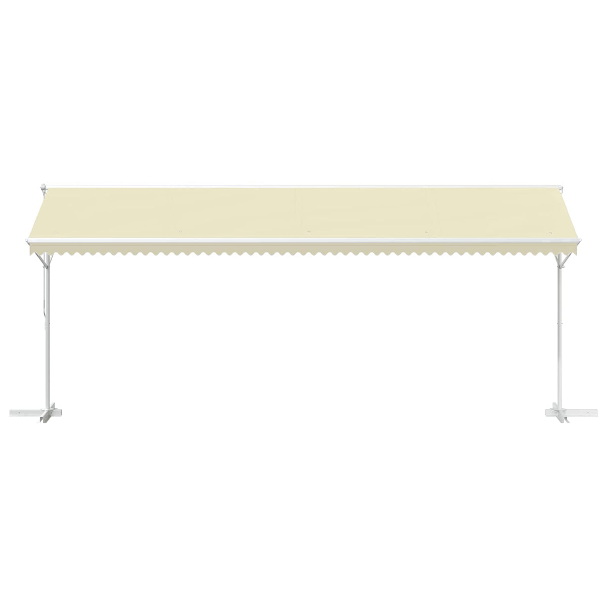 145884 vidaXL Free Standing Awning 600x300 cm Cream