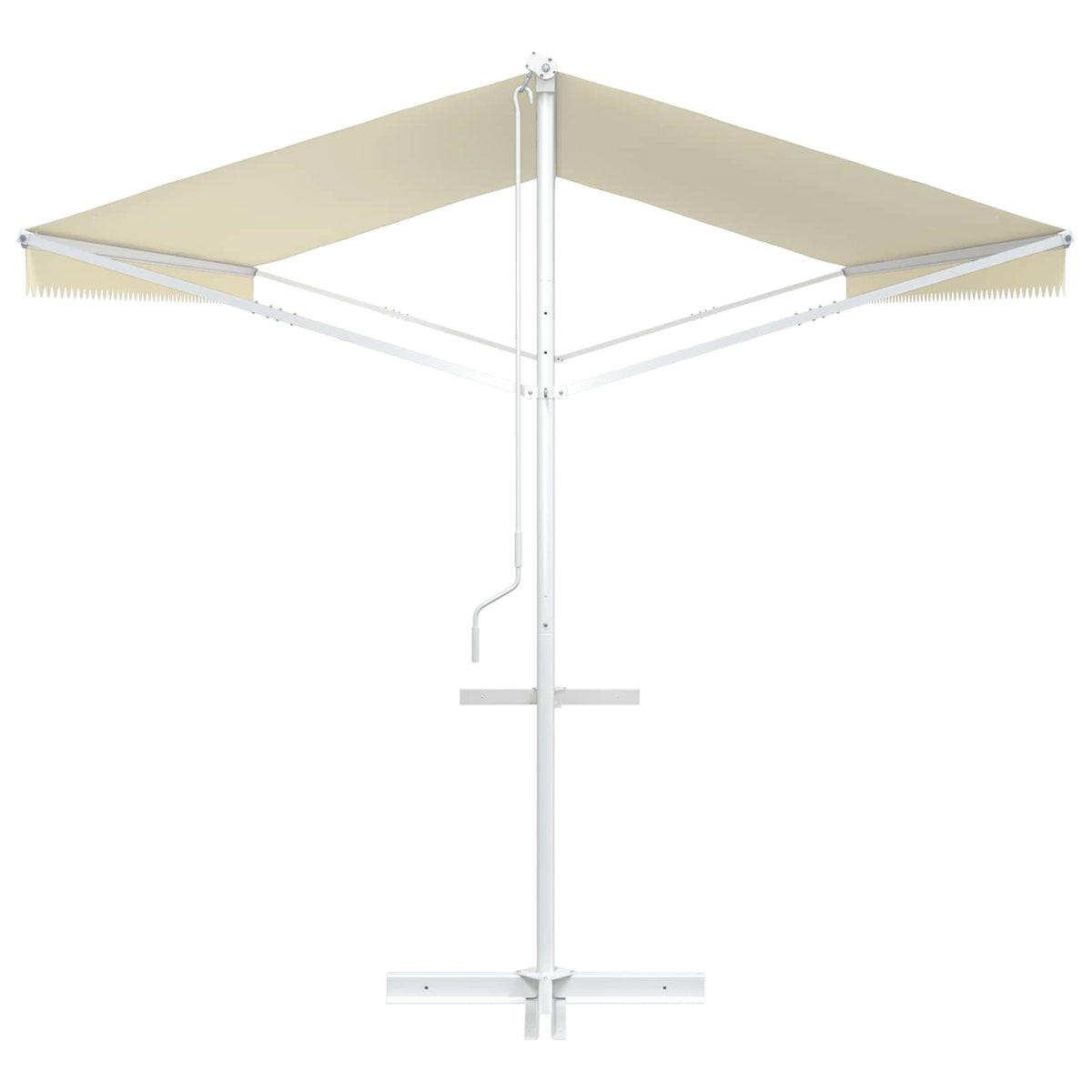 145884 vidaXL Free Standing Awning 600x300 cm Cream