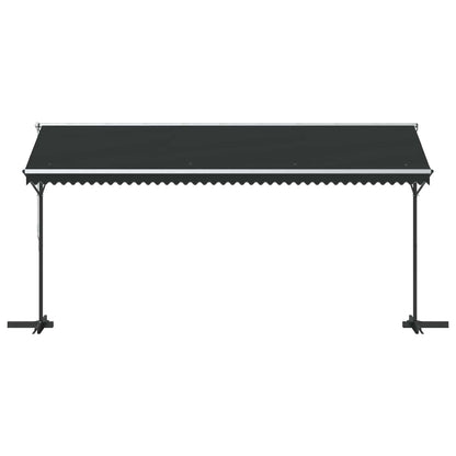 145887 vidaXL Free Standing Awning 500x300 cm Anthracite