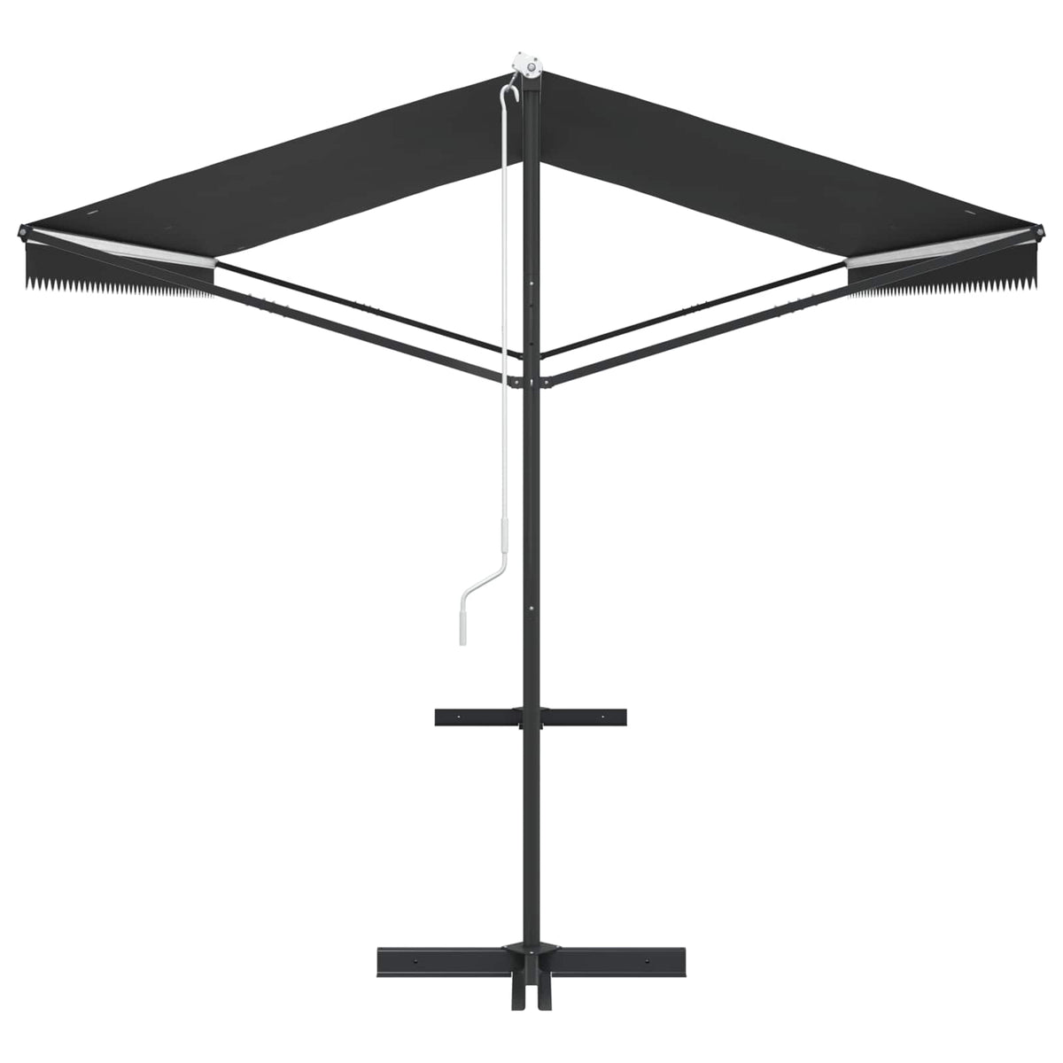 145887 vidaXL Free Standing Awning 500x300 cm Anthracite