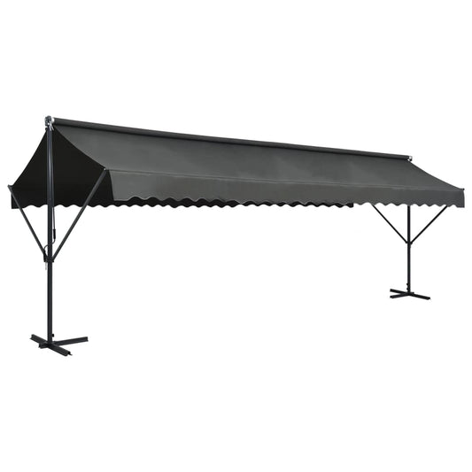 145888 vidaXL Free Standing Awning 600x300 cm Anthracite
