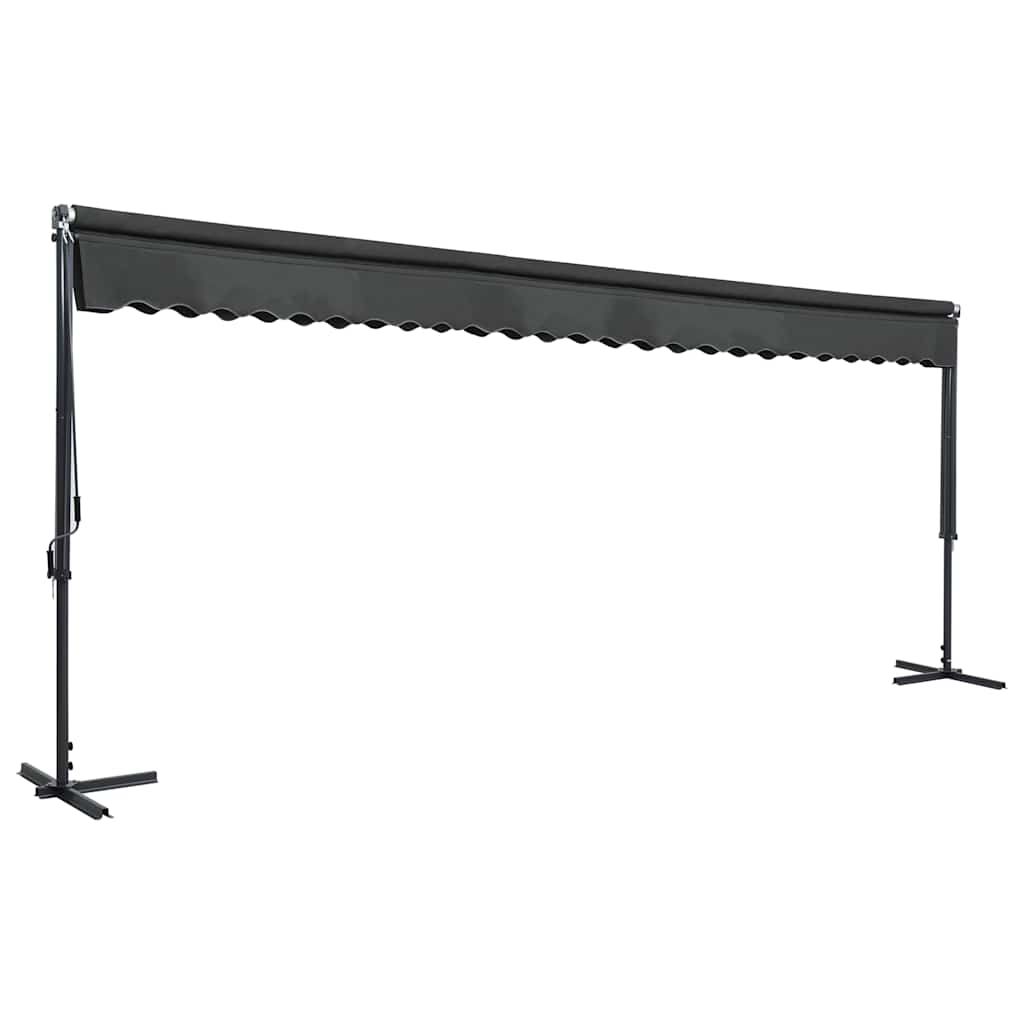 145888 vidaXL Free Standing Awning 600x300 cm Anthracite