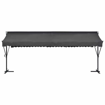 145888 vidaXL Free Standing Awning 600x300 cm Anthracite