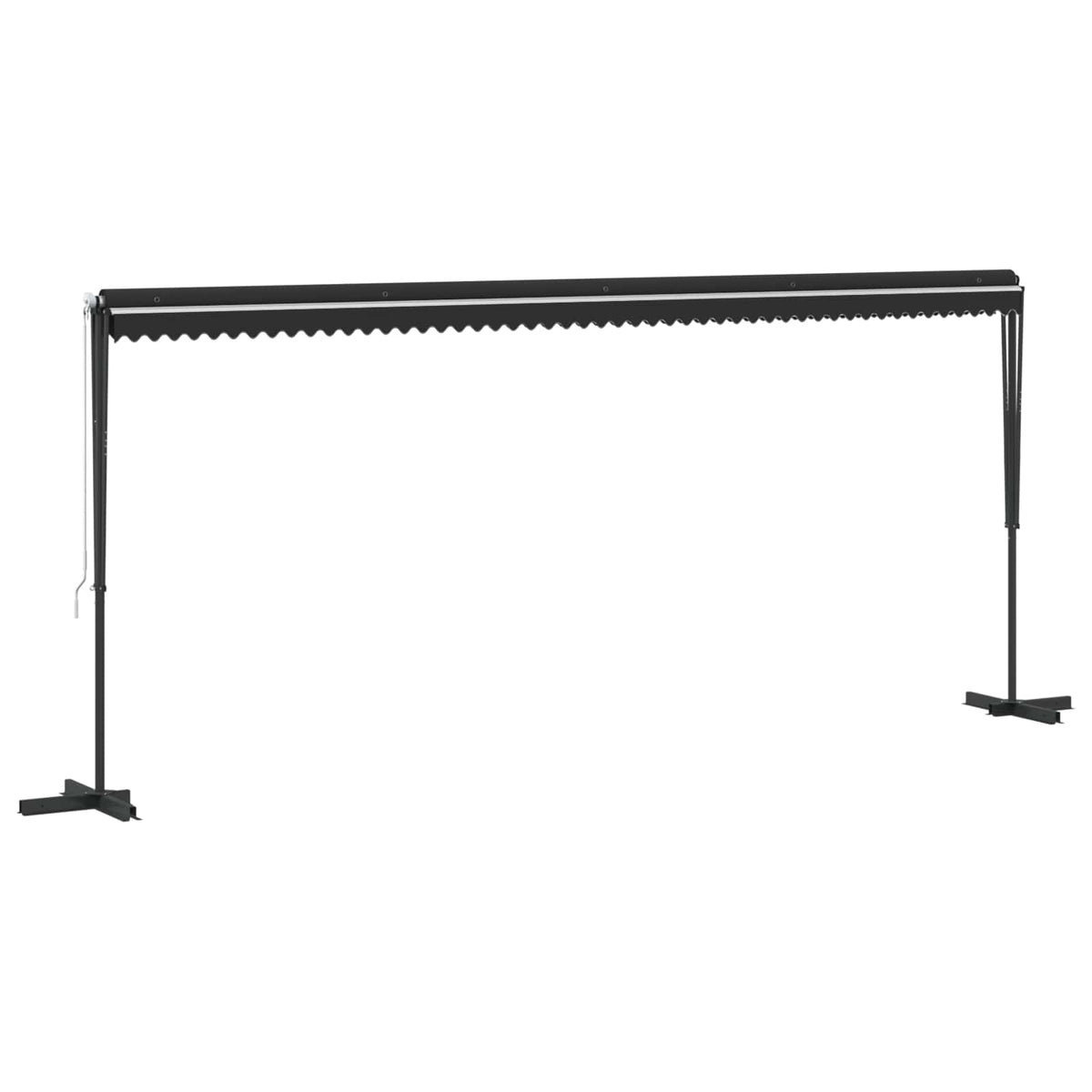 145888 vidaXL Free Standing Awning 600x300 cm Anthracite