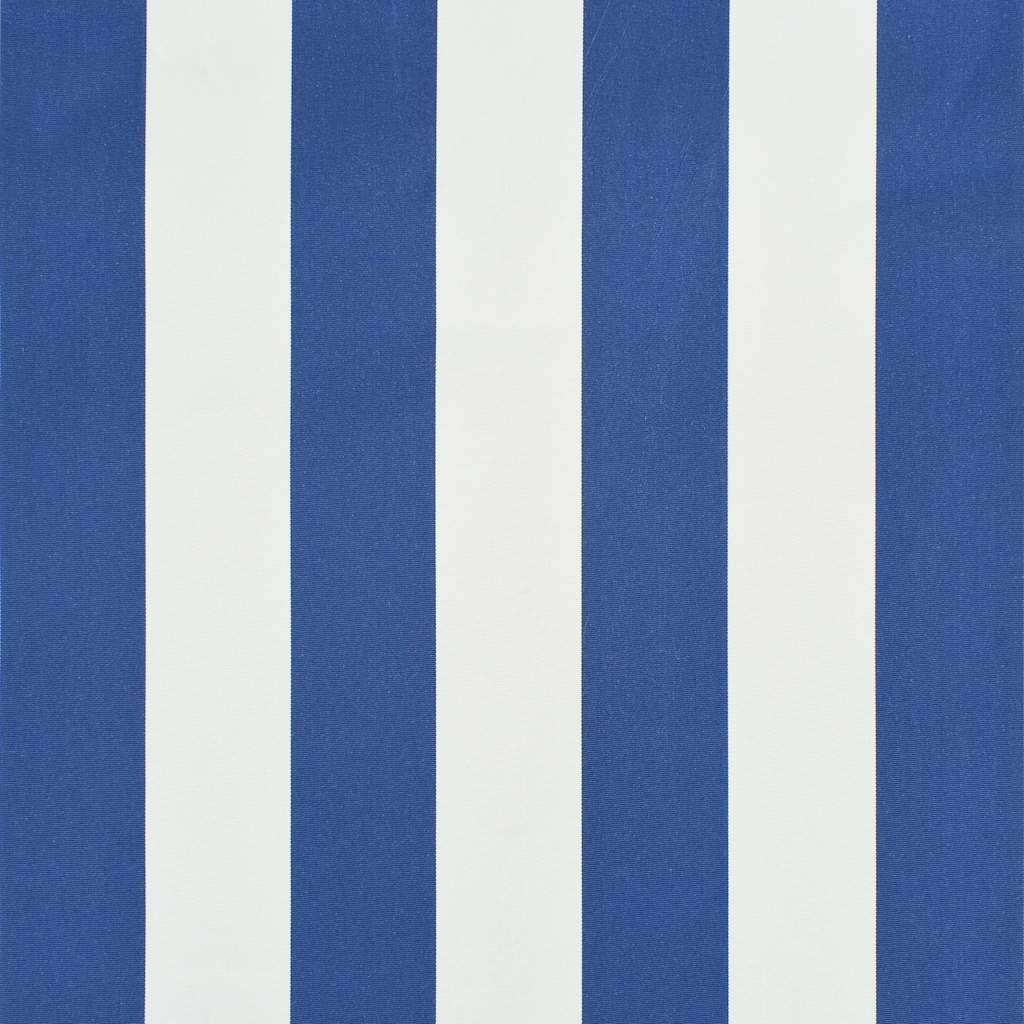 vidaXL Retractable Awning 100x150 cm Blue and White