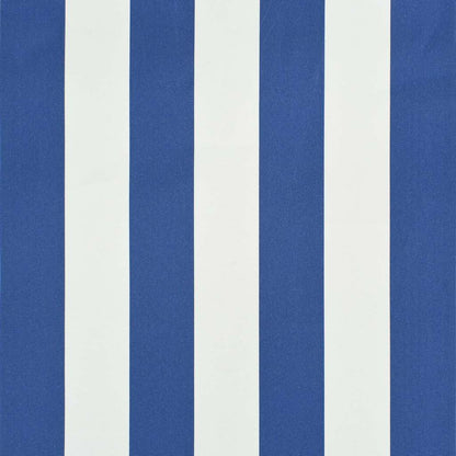 vidaXL Retractable Awning 100x150 cm Blue and White