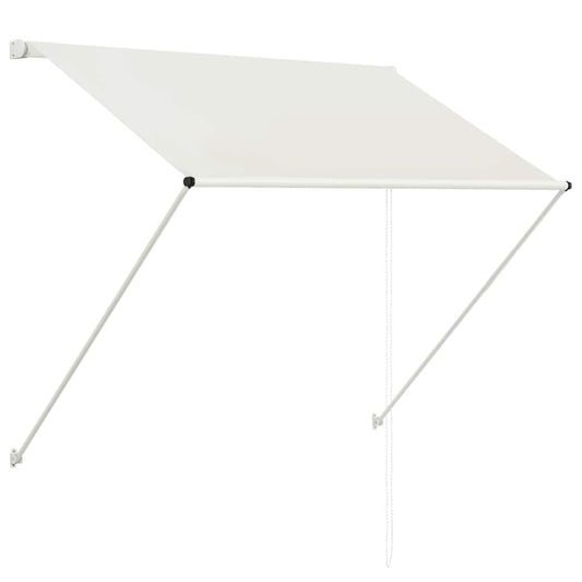 vidaXL Retractable Awning 100x150 cm Cream