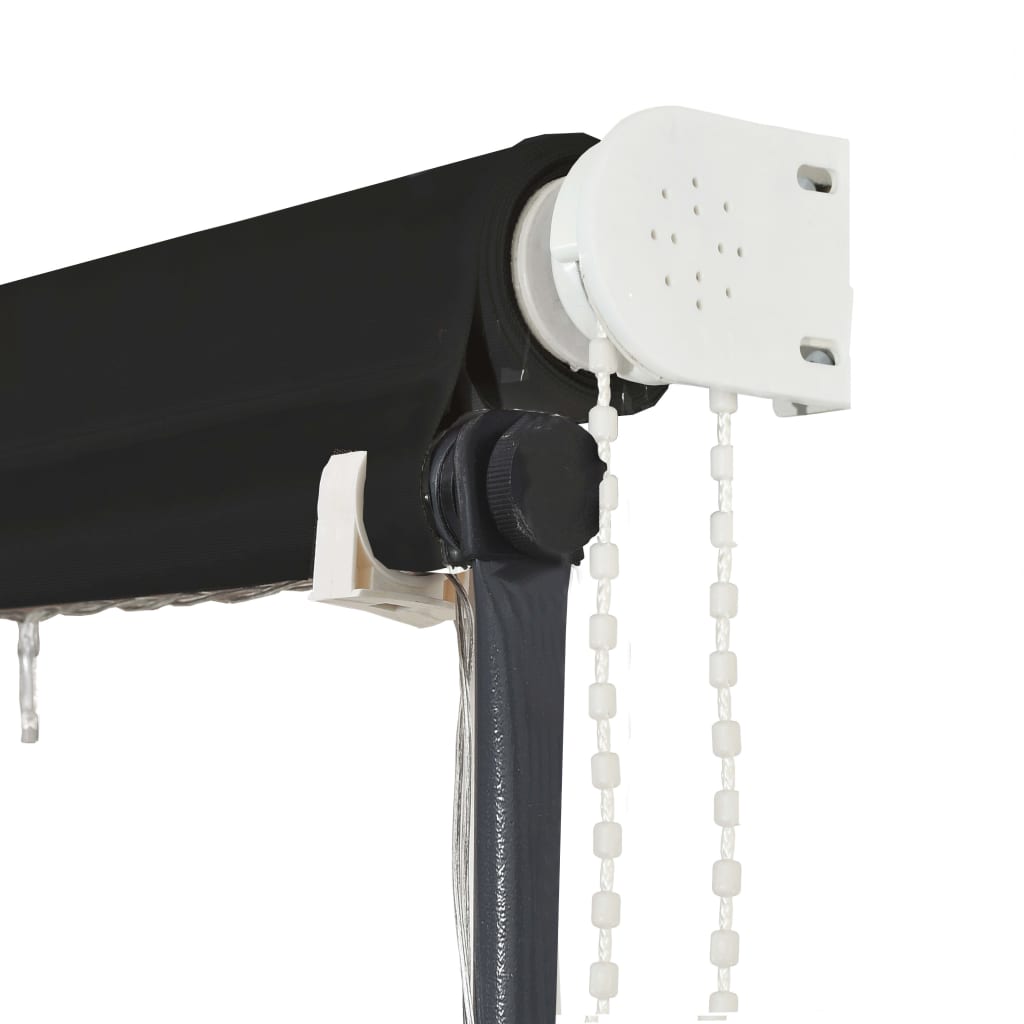 145918 vidaXL Retractable Awning with LED 300x150 cm Anthracite