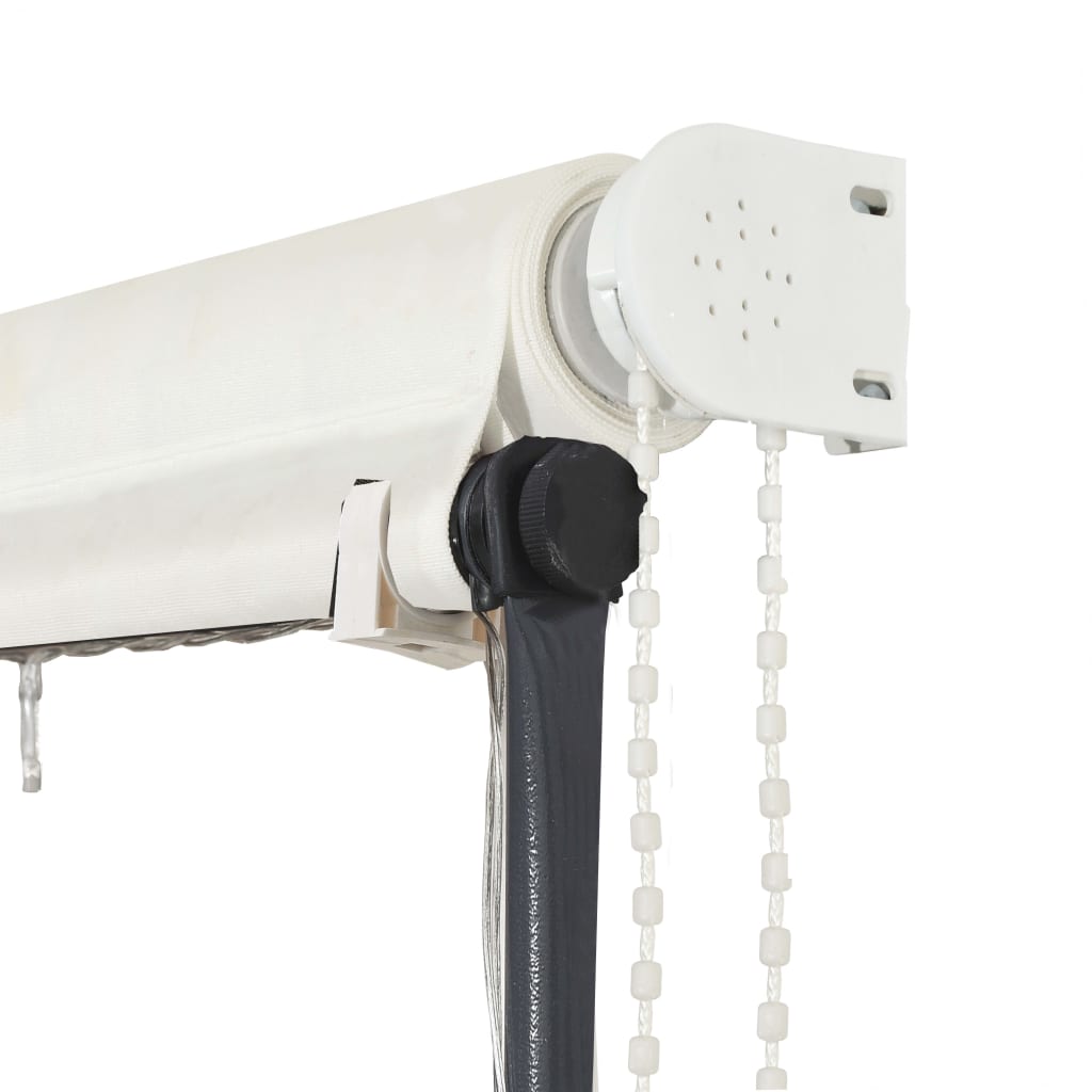 vidaXL Retractable Awning with LED 350x150 cm Cream
