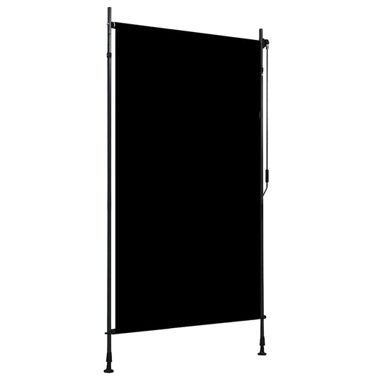 vidaXL Roller Blind | Anthracite | Polyester with PA coating | 120x270 cm