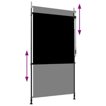 145936 vidaXL Outdoor Roller Blind 120x270 cm Anthracite