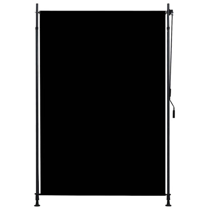 vidaXL Roller Blind | Anthracite | Fabric with PA coating, Steel, Aluminium