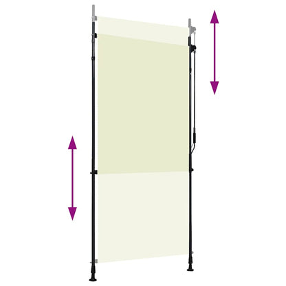 vidaXL Outdoor Roller Blind 100x270 cm Cream
