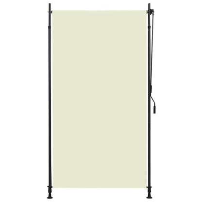 vidaXL Roller Blind | Cream | Polyester with PA coating, steel, aluminium