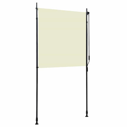 vidaXL Roller Blind | Cream | Polyester with PA coating, steel, aluminium