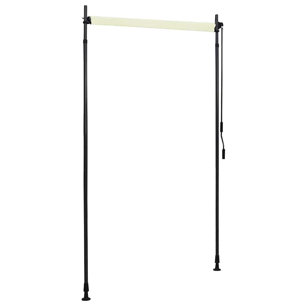 vidaXL Roller Blind | Cream | Polyester with PA coating, steel, aluminium