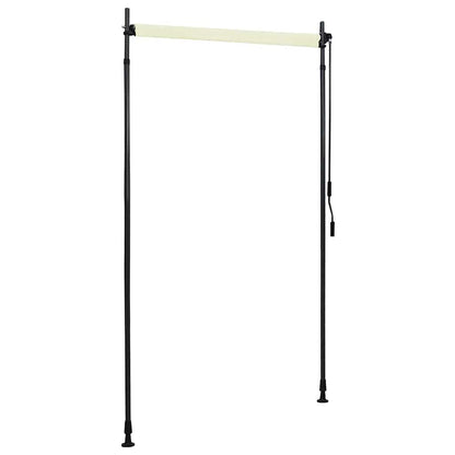 vidaXL Roller Blind | Cream | Polyester with PA coating, steel, aluminium