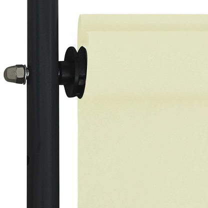 vidaXL Roller Blind | Cream | Polyester with PA coating, steel, aluminium