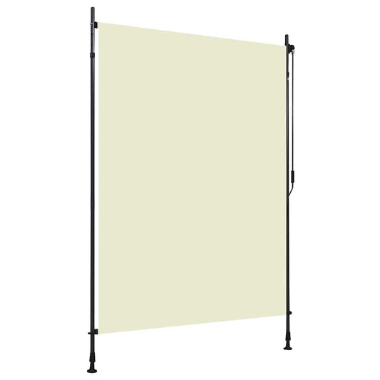 vidaXL Roller Blind | Cream | Polyester with PA coating | 150x270 cm