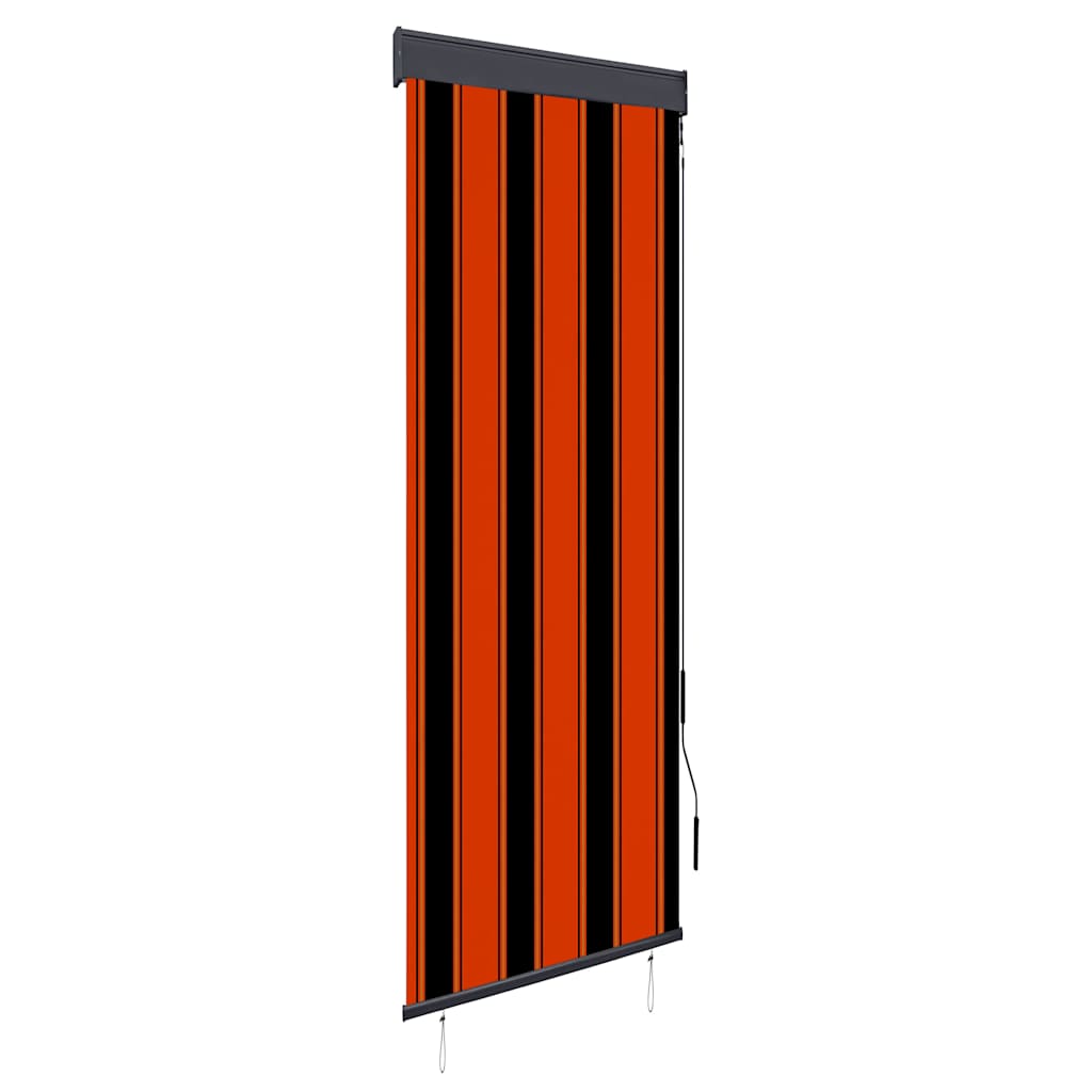 vidaXL Outdoor Roller Blind 60x250 cm Orange and Brown