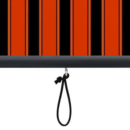 vidaXL Outdoor Roller Blind 60x250 cm Orange and Brown
