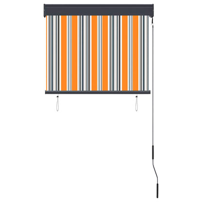 vidaXL Outdoor Roller Blind 80x250 cm Yellow and Blue