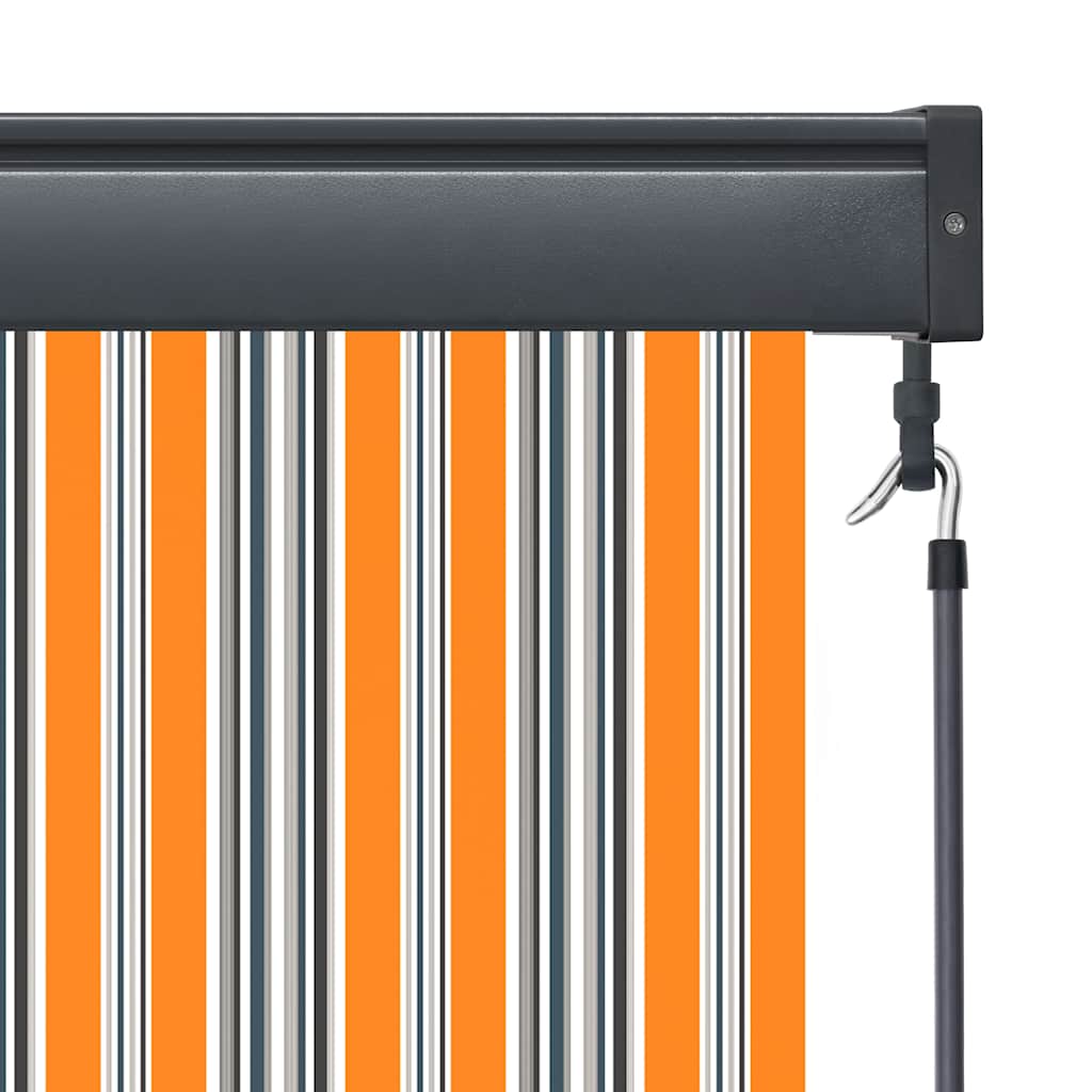 vidaXL Outdoor Roller Blind 80x250 cm Yellow and Blue