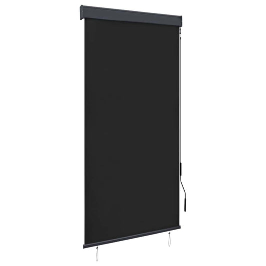 vidaXL Outdoor Roller Blind | Anthracite | Polyester with PA coating
