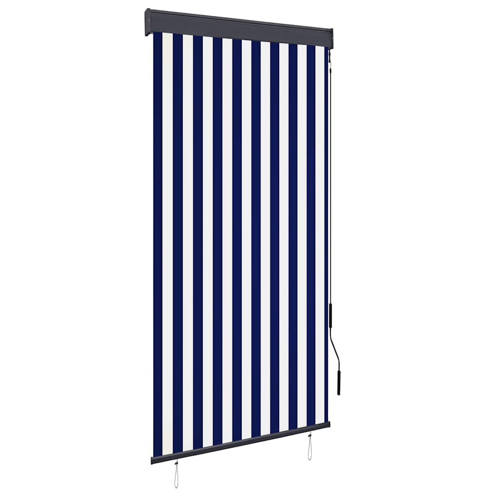 vidaXL Outdoor Roller Blind 100x250 cm Blue and White