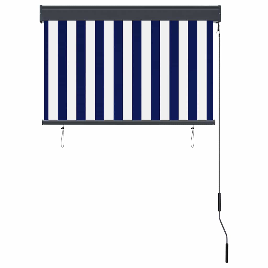 vidaXL Outdoor Roller Blind 100x250 cm Blue and White