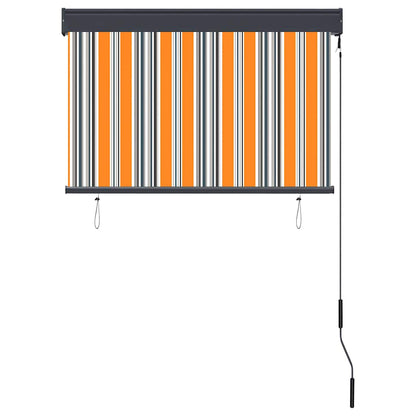 vidaXL Outdoor Roller Blind 100x250 cm Yellow and Blue