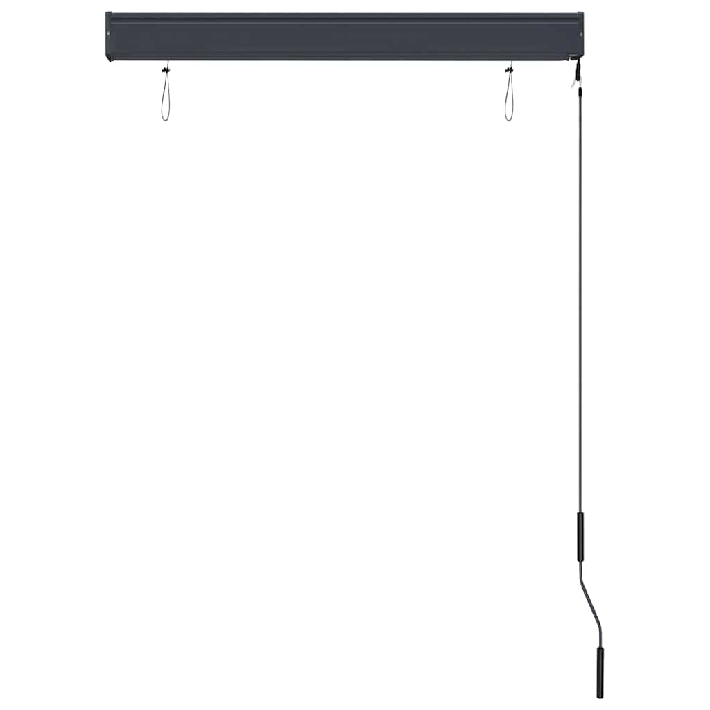 vidaXL Outdoor Roller Blind 100x250 cm White and Orange