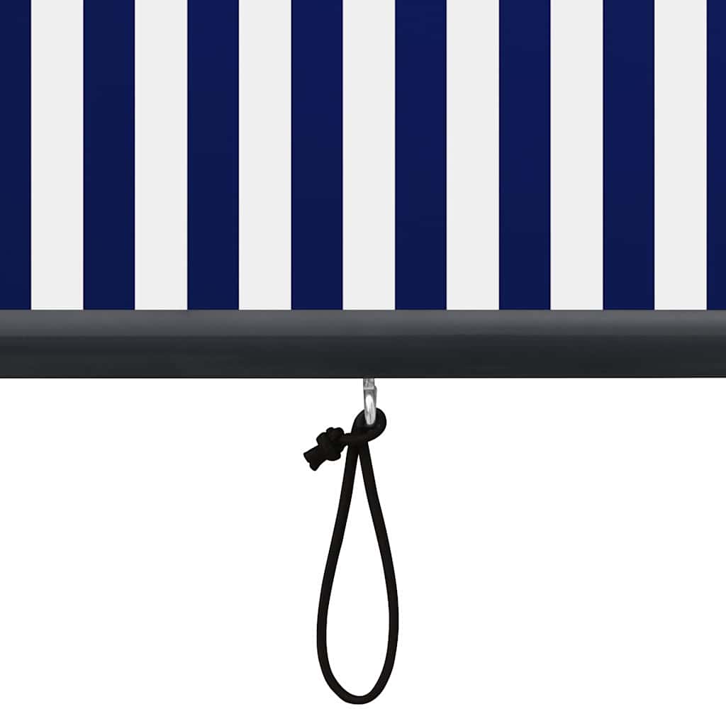 vidaXL Outdoor Roller Blind 120x250 cm Blue and White