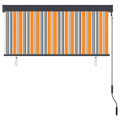 vidaXL Outdoor Roller Blind 140x250 cm Yellow and Blue