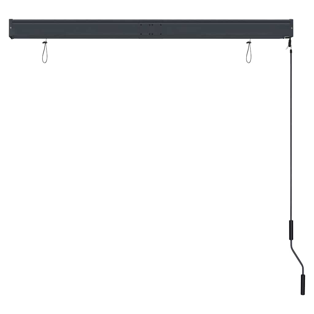 145969 vidaXL Outdoor Roller Blind 140x250 cm White and Orange