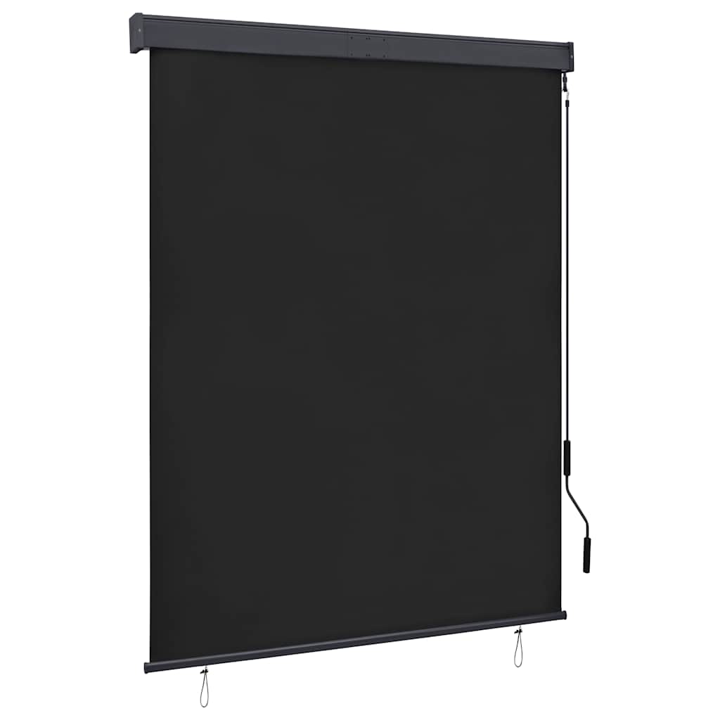 vidaXL Roller Shade | Anthracite | Polyester with PA Coating | 140x250cm