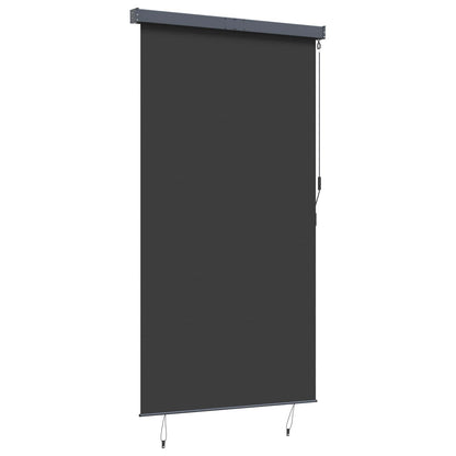 145970 vidaXL Outdoor Roller Blind 140x250 cm Anthracite