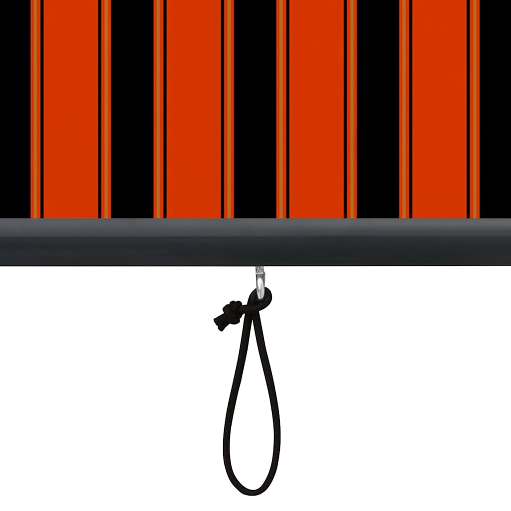 145972 vidaXL Outdoor Roller Blind 140x250 cm Orange and Brown