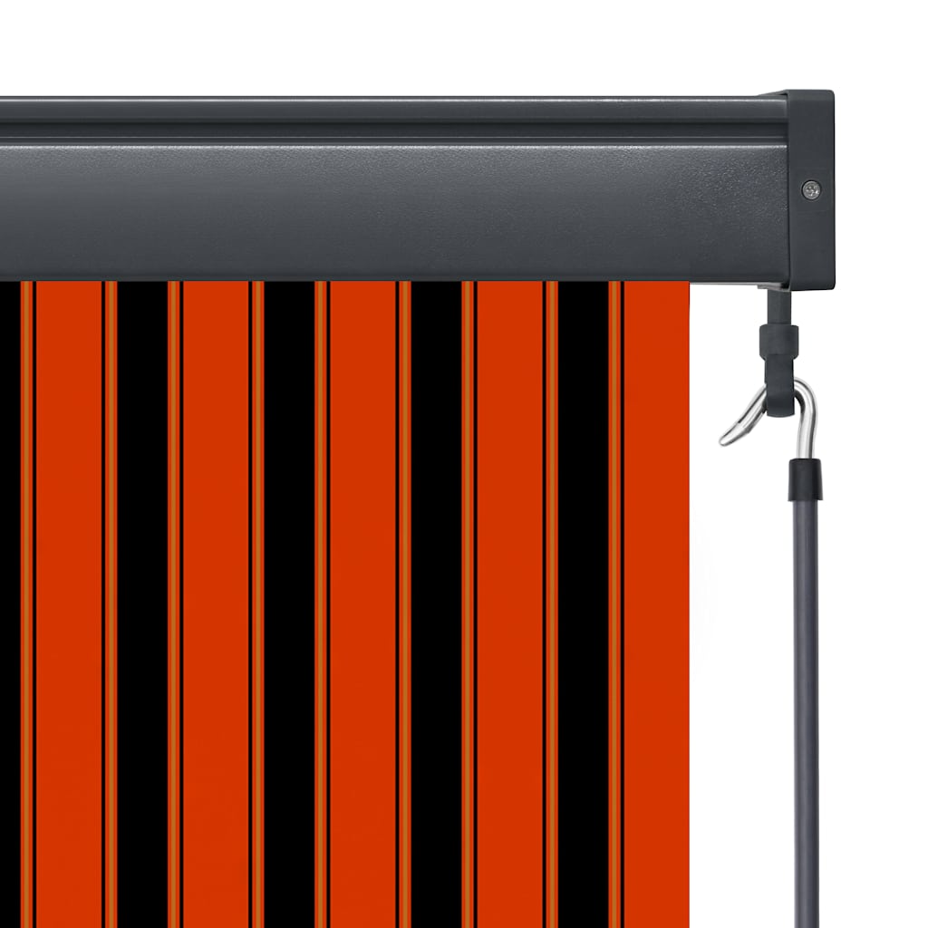 145972 vidaXL Outdoor Roller Blind 140x250 cm Orange and Brown