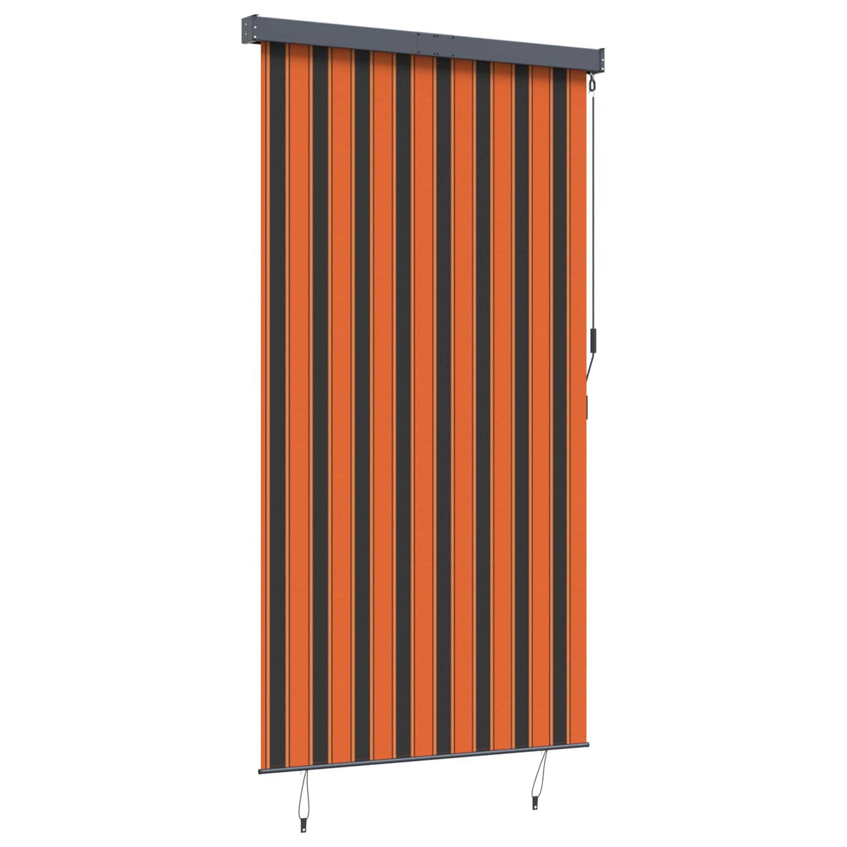 145972 vidaXL Outdoor Roller Blind 140x250 cm Orange and Brown