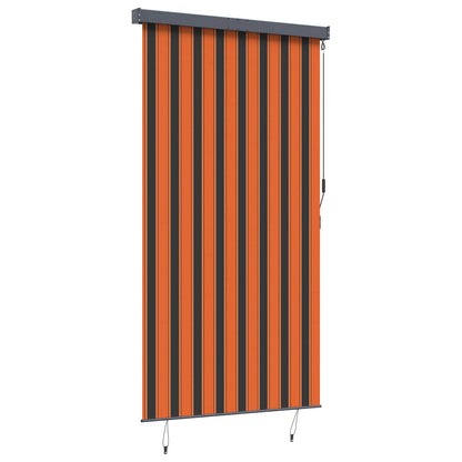 145972 vidaXL Outdoor Roller Blind 140x250 cm Orange and Brown