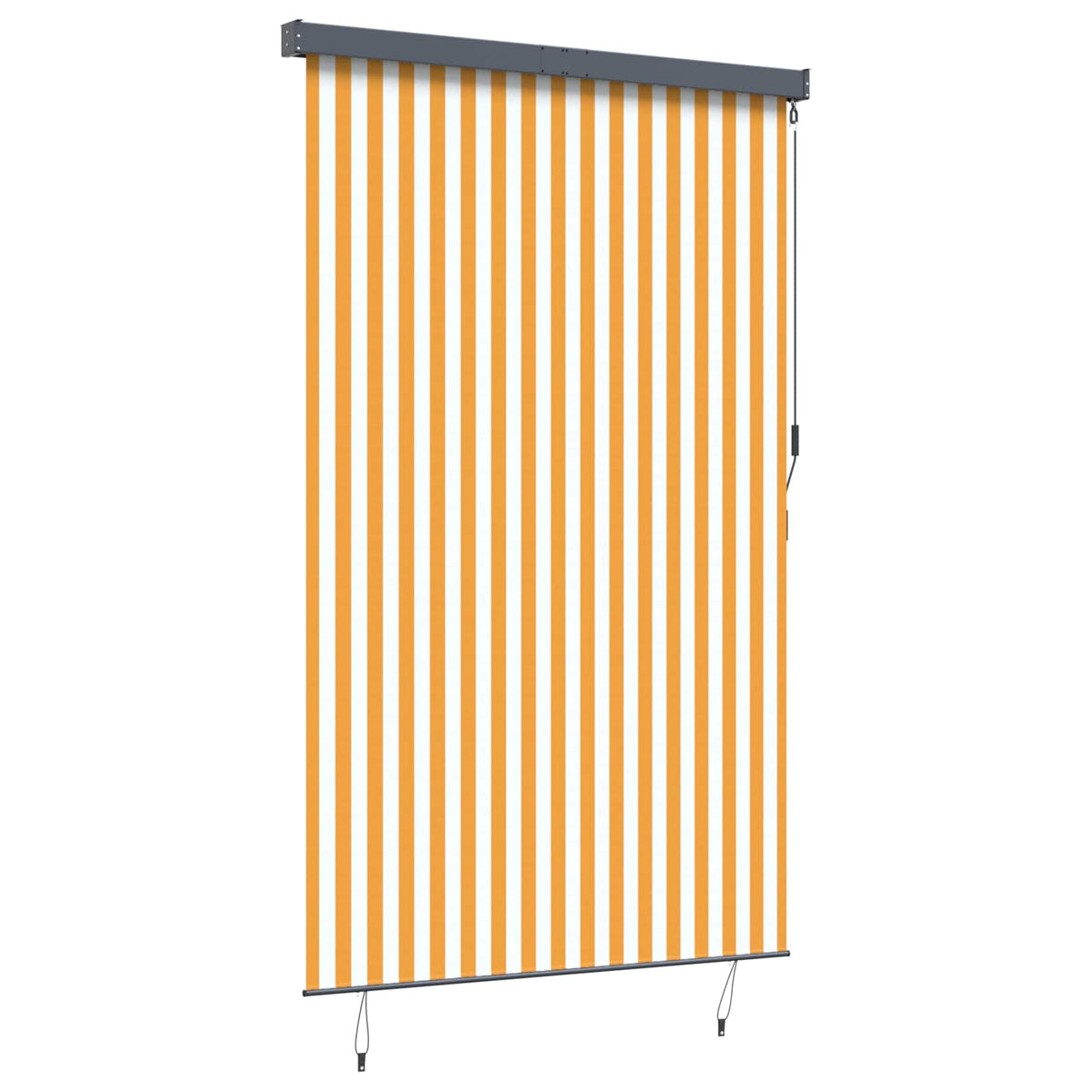 vidaXL Outdoor Roller Blind 160x250 cm White and Orange