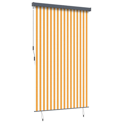 vidaXL Outdoor Roller Blind 160x250 cm White and Orange